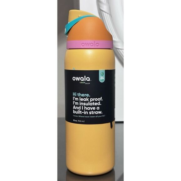 Owala COLOR DROP “TROPSICLE” 32oz FreeSip Water Bottle - Picture 2 of 5